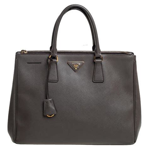 prada gray saffiano leather galleria handbag|prada saffiano leather crossbody bag.